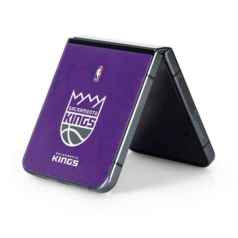 NBA Sacramento Kings Distressed Galaxy Z Flip5 5G Skin